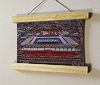 22.5cm / 8.9"  poster hanger with 6x8" landscape print showing Aerial Photograph of Rangers - Ibrox