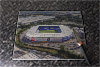 Rectangular glass cuttingboard showing Aerial Photograph of Reading - Madjeski Stadium