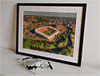 Extra Large Classic Mounted and Framed Fine Art Print showing Aerial Photograph of Rotherham United - New York Stadium