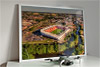 Framed Poster showing Aerial Photograph of Rotherham United - New York Stadium