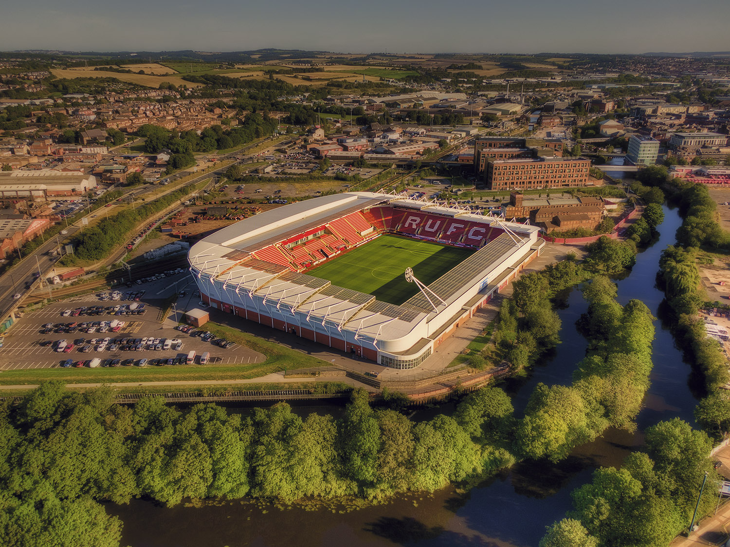 Aerial Pictures of Rotherham United New York Stadium