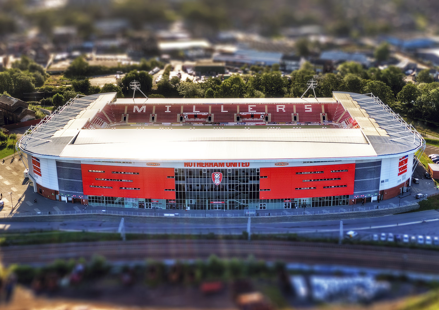 Aerial Pictures of Rotherham United New York Stadium
