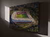 Fine Art Canvas showing Aerial Photograph of Rotherham United - New York Stadium