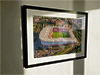 Extra Large Classic Mounted and Framed Fine Art Print showing Aerial Photograph of Rotherham United - New York Stadium