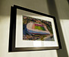Classic Mounted and Framed Fine Art Print showing Aerial Photograph of Rotherham United - New York Stadium