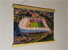 42cm / 16.5" poster hanger with 12x16" landscape print showing Aerial Photograph of Rotherham United - New York Stadium