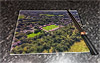 Rectangular glass cuttingboard showing Aerial Photograph of Salford City - Peninsula Stadium