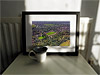 Classic Mounted and Framed Fine Art Print showing Aerial Photograph of Salford City - Peninsula Stadium
