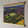 42cm / 16.5" poster hanger with 12x16" landscape print showing Aerial Photograph of Salford City - Peninsula Stadium