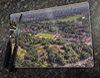 Wooden cork placemat showing Aerial Photograph of Salford City - Peninsula Stadium