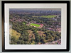 Extra Large Classic Mounted and Framed Fine Art Print showing Aerial Photograph of Salford City - Peninsula Stadium