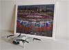 Framed Poster showing Aerial Photograph of Scotland - Hampden Park