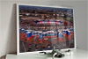Framed Poster showing Aerial Photograph of Scotland - Hampden Park
