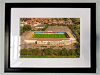 Aerial Photograph of Scunthorpe United - Glanford Park Classic Mounted and Framed Fine Art Print showing Aerial Photograph of Scunthorpe United - Glanford Park