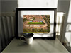 Aerial Photograph of Scunthorpe United - Glanford Park Classic Mounted and Framed Fine Art Print showing Aerial Photograph of Scunthorpe United - Glanford Park