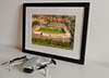 Aerial Photograph of Scunthorpe United - Glanford Park Classic Mounted and Framed Fine Art Print showing Aerial Photograph of Scunthorpe United - Glanford Park
