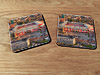 Cork drink coaster showing Aerial Photograph of Sheffield United - Bramall Lane