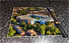 Rectangular glass cuttingboard showing Aerial Photograph of Sheffield Wednesday - Hillsborough