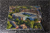Rectangular glass cuttingboard showing Aerial Photograph of Sheffield Wednesday - Hillsborough