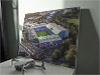 Fine Art Canvas showing Aerial Photograph of Sheffield Wednesday - Hillsborough Fine Art Canvas showing Aerial Photograph of Sheffield Wednesday - Hillsborough