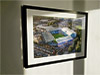 Extra Large Classic Mounted and Framed Fine Art Print showing Aerial Photograph of Sheffield Wednesday - Hillsborough