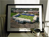 Extra Large Classic Mounted and Framed Fine Art Print showing Aerial Photograph of Shrewsbury Town - New Meadow