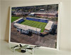 Framed Poster showing Aerial Photograph of Shrewsbury Town - New Meadow