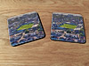 Cork drink coaster showing Aerial Photograph of Southend United - Roots Hall Cork drink coaster showing Aerial Photograph of Southend United - Roots Hall