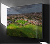Fine Art Canvas showing Aerial Photograph of Southport - Merseyrail Community Stadium