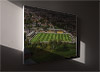 Fine Art Canvas showing Aerial Photograph of Southport - Merseyrail Community Stadium