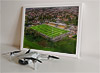 Framed Poster showing Aerial Photograph of Southport - Merseyrail Community Stadium