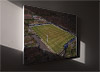 Fine Art Canvas showing Aerial Photograph of Spennymoor Town - Brewery Field