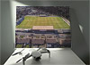Fine Art Canvas showing Aerial Photograph of Spennymoor Town - Brewery Field