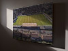 Fine Art Canvas showing Aerial Photograph of Spennymoor Town - Brewery Field