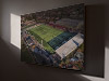 Fine Art Canvas showing Aerial Photograph of Stenhousemuir - Ochilview Park