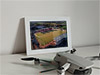 Framed Poster showing Aerial Photograph of Stirling Albion - Forthbank Stadium Framed Poster showing Aerial Photograph of Stirling Albion - Forthbank Stadium