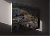 Fine Art Canvas showing Aerial Photograph of Stirling Albion - Forthbank Stadium
