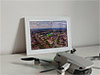 Framed Poster showing Aerial Photograph of Stockport County - Edgeley Park Framed Poster showing Aerial Photograph of Stockport County - Edgeley Park