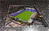 Rectangular glass cuttingboard showing Aerial Photograph of Stockport County - Edgeley Park Rectangular glass cuttingboard showing Aerial Photograph of Stockport County - Edgeley Park