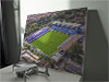 Fine Art Canvas showing Aerial Photograph of Stockport County - Edgeley Park