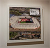 Premium Framed Cork Pin Board showing Aerial Photograph of Sunderland - Stadium of Light Premium Framed Cork Pin Board showing Aerial Photograph of Sunderland - Stadium of Light