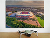 Fine Art Poster showing Aerial Photograph of Sunderland - Stadium of Light Fine Art Poster showing Aerial Photograph of Sunderland - Stadium of Light