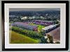 Extra Large Classic Mounted and Framed Fine Art Print showing Aerial Photograph of Swindon Town - The County Ground Extra Large Classic Mounted and Framed Fine Art Print showing Aerial Photograph of Swindon Town - The County Ground