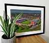 Extra Large Classic Mounted and Framed Fine Art Print showing Aerial Photograph of Swindon Town - The County Ground Extra Large Classic Mounted and Framed Fine Art Print showing Aerial Photograph of Swindon Town - The County Ground