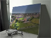 Fine Art Canvas showing Aerial Photograph of Swindon Town - The County Ground