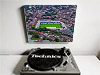 Fine Art Canvas showing Aerial Photograph of Telford United - New Bucks Head