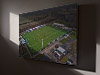 Fine Art Canvas showing Aerial Photograph of Tonbridge Angels - Longmead Stadium