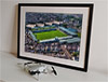Extra Large Classic Mounted and Framed Fine Art Print showing Aerial Photograph of Torquay United - Plainmoor Extra Large Classic Mounted and Framed Fine Art Print showing Aerial Photograph of Torquay United - Plainmoor