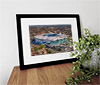 Classic Mounted and Framed Fine Art Print showing Aerial Photograph of Tottenham Hotspur - White Hart Lane