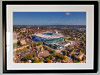 Extra Large Classic Mounted and Framed Fine Art Print showing Aerial Photograph of Tottenham Hotspur - White Hart Lane